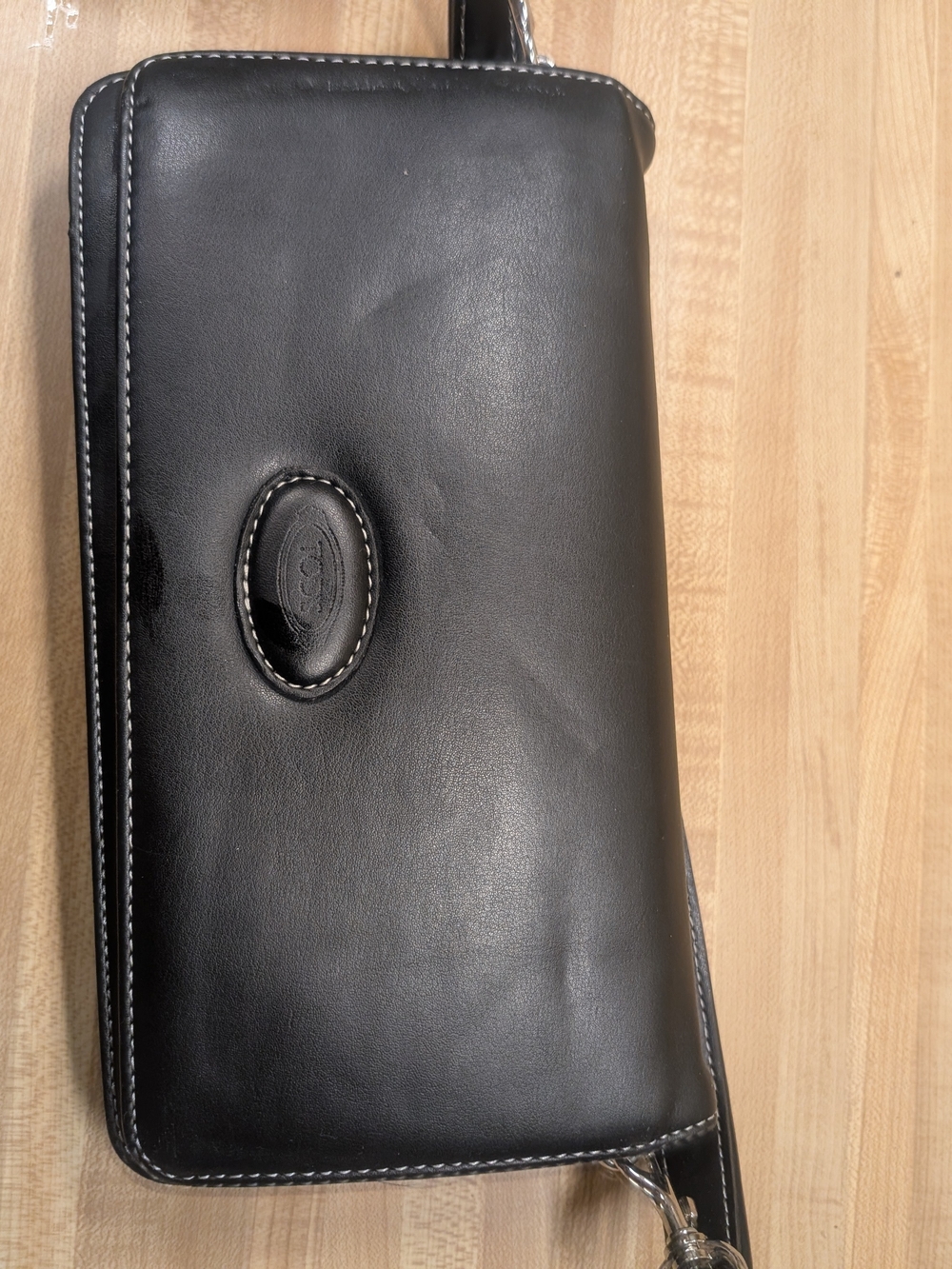 TOD's's Women's Black Leather Purse